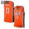 Dječji NBA Dres Los Angeles Clippers Bradley Beal Nike 2025-26 City Edition Naranča Swingman